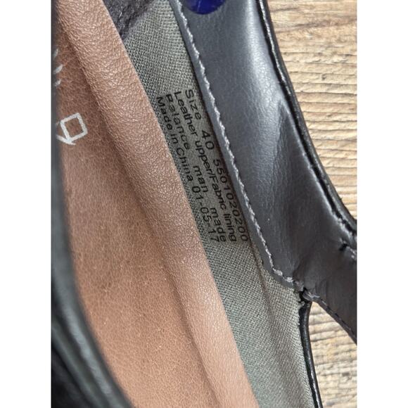 Dansko Shoes Fawna Black Leather Slip-On Mary Jane Size 40 - US 9-9.5 - Picture 8 of 8